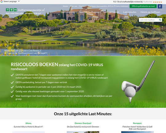 Golf Arrangementje Logo