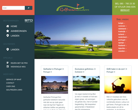 Golf Reizen en Anders Logo