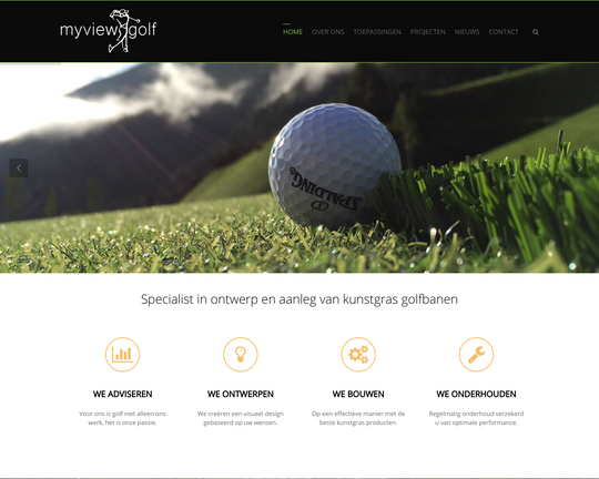 My view Golf Logo