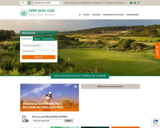 Open Golf Club Logo